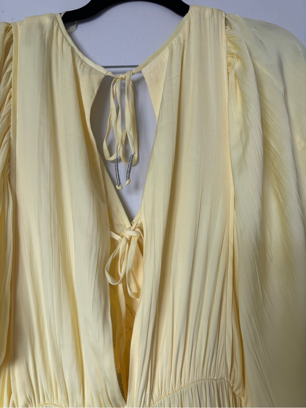 Free People Sunlit Yellow V-Neck Maxi Dress - Picture 6 of 7